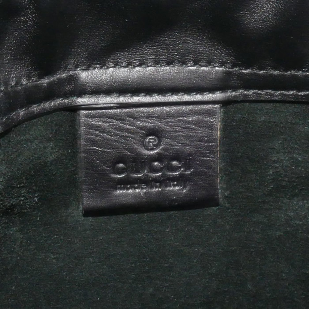 Gucci Drawstring Backpack Sherry Line Black - image 7